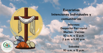 Intenciones en la eucaristías 